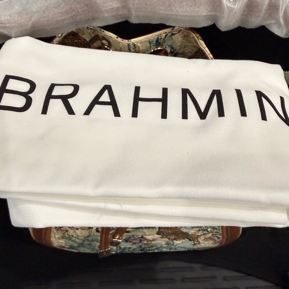 Brahmin Souvenir Pathera Floral and Animal Print bag and Wallet SET - Picture 7 of 12